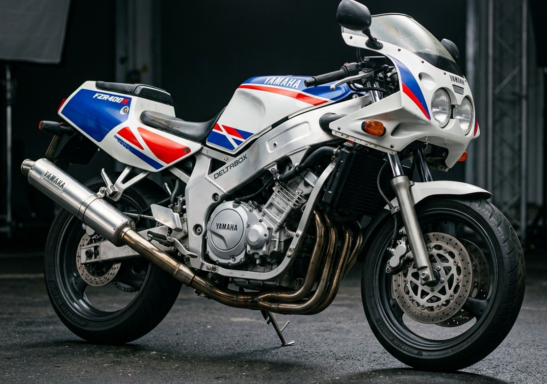 世界初EXUP搭載のホモロゲ機 FZR400R (1987)