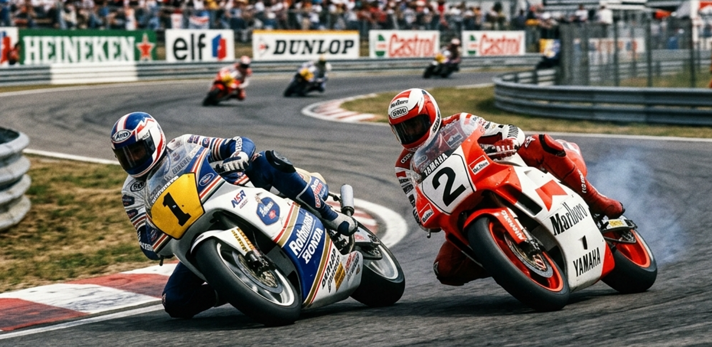 1980年代 WGP500ccクラス ホンダNSR500(ロスマンズ)とヤマハYZR500の死闘