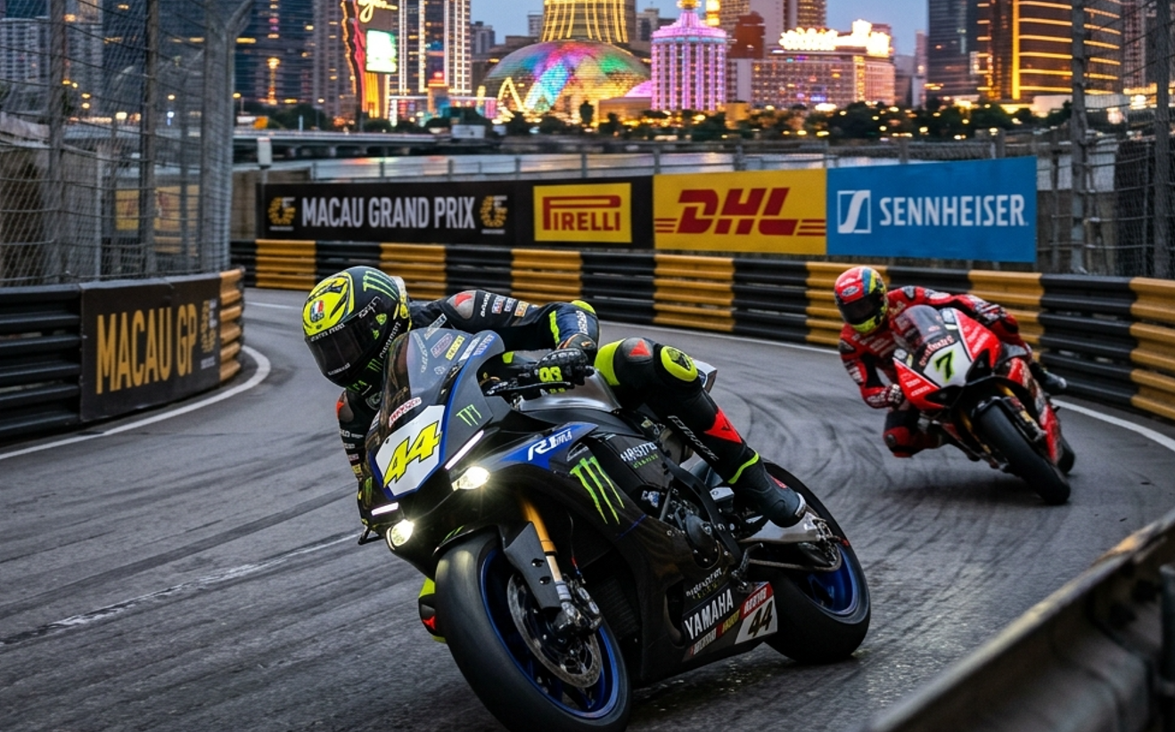 現代の1000ccスーパーバイクによるマカオGP