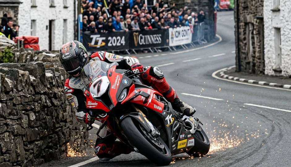 第3期 現代スーパーバイクによるマン島TTレース風景