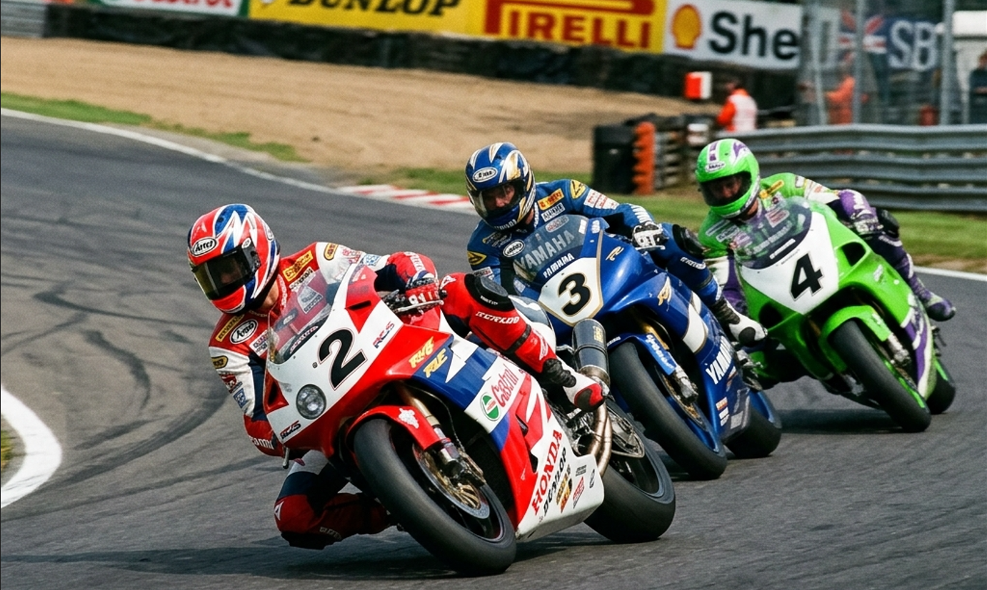 全日本ロードレース選手権 第4期 ホンダRC45 ヤマハYZF-R7 カワサキZX-7RR