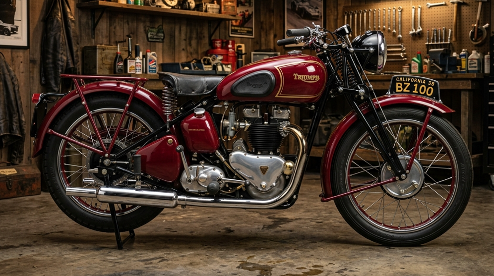 1938 Triumph 5T Speed Twin McQueen