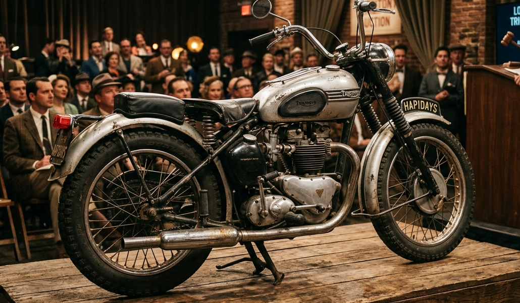 1949 Triumph Trophy 500 The Fonz