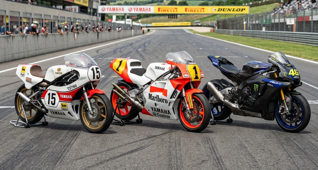 ヤマハレーシングヒストリー TZ750 YZR500 YZF-R1