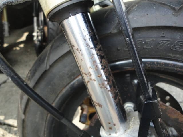 KSR110買取査定事例｜損傷・錆が目立つ不動車を5.5万円