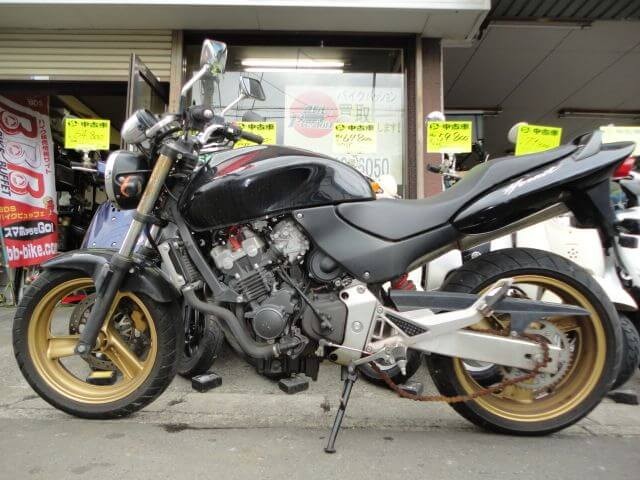 ホーネット250買取査定事例｜錆び損傷激しい、チェーン切断の不動車を