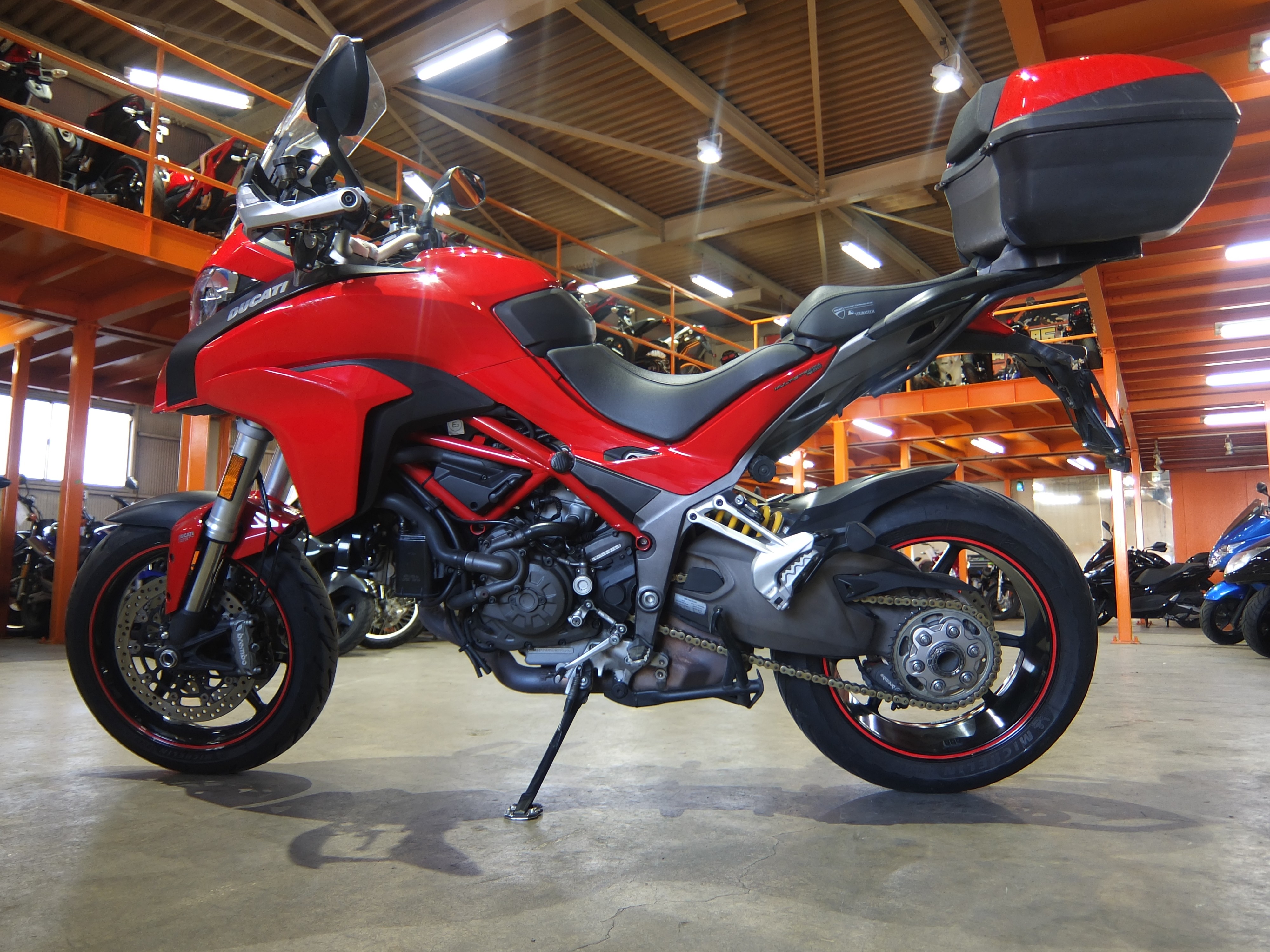 買取した2015年型ムルティストラーダ1200はカスタムがプラス査定に