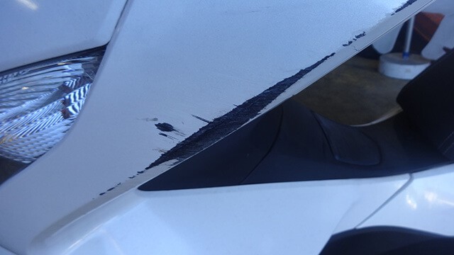 外傷多数の不動車を12万円】2014年式 PCX125買取査定事例