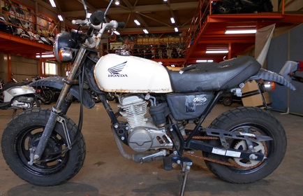 厚木市で買取したエイプ50不動車 2008年モデル