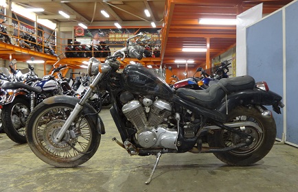 神戸市西区で引取したボロボロの放置バイク・スティード400