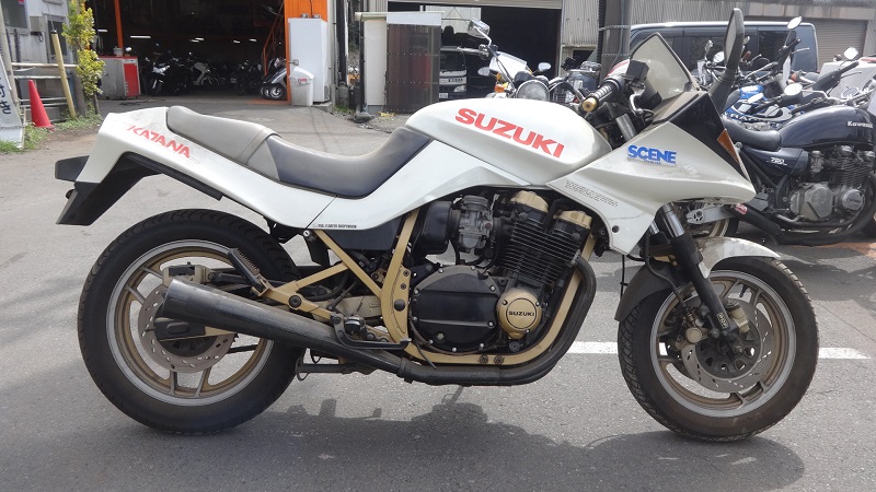草加市で買取した1984年モデル・GSX750Sカタナ3型