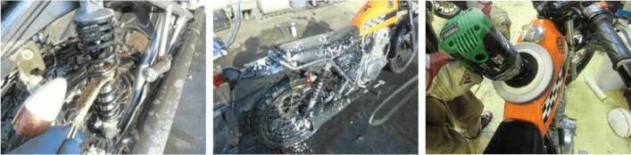 洗車・錆び取り・磨き・コーティングで綺麗になったグラストラッカービッグボーイ