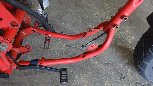 フレームが載っているだけです