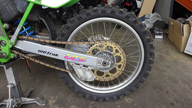 リアタイヤ部分