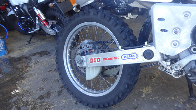 リアタイヤ部分