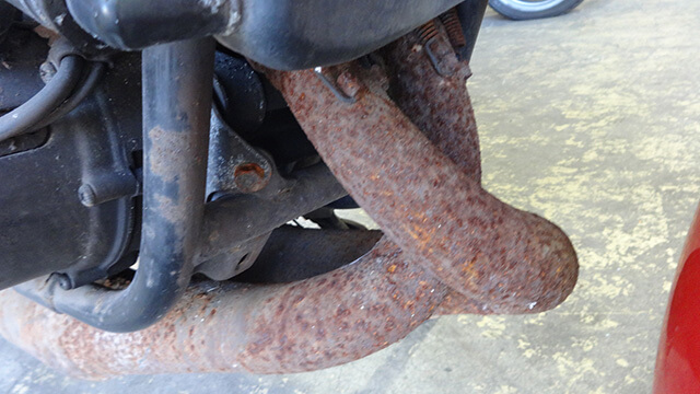 劣化激しい部分