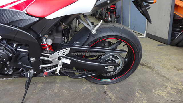 リアタイヤ部分