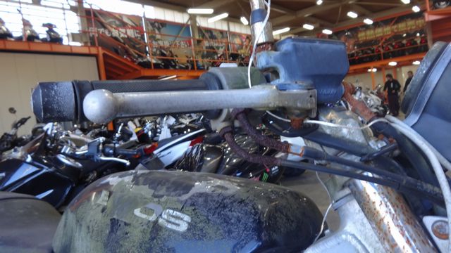 点錆びのインナーチューブ、苔が生えているタンク