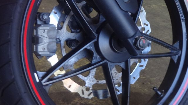 錆びが目立つディスクローター