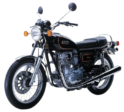 バイク ヤマハ TX650 1977年 不動 車検切れ