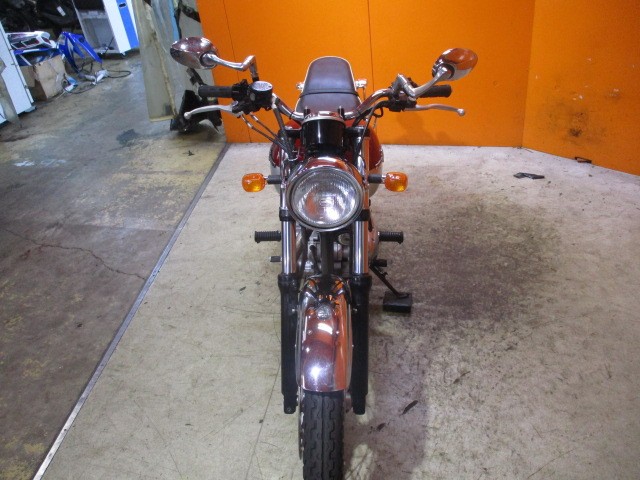 フロントから見てもこの通り状態グッド！！ビギナーでも安心の純正フルノーマル車両！乗りやすい一台ですよ