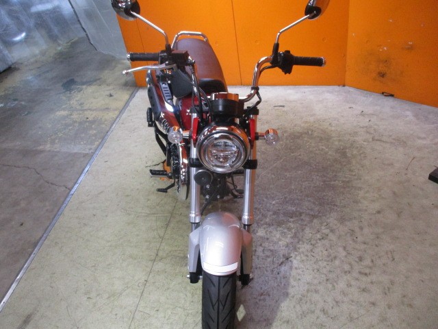 フロントから見てもこの通り状態グッド！ヘッドライトもダックスは純正でＬＥＤ！とっても明るいですよ！