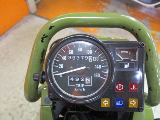 走行もまだまだの３９３７９ｋｍ！ＰＳ２５０のこの無駄を省いた！シンプルなメーターは本当にグッド！
