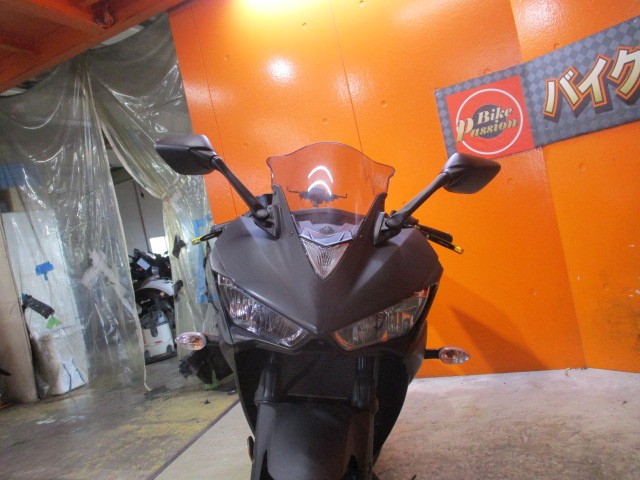 フロントから見てもこの通り状態グッド！誰でも毎日のれるといいながらスペックはやばい！最高出力３６ＰＳ