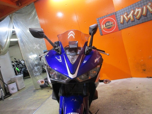 フロントから見てもこの通り状態グッド！！車両重量僅か１６９ｋｇでも最高出力４２ＰＳはやばい性能！！