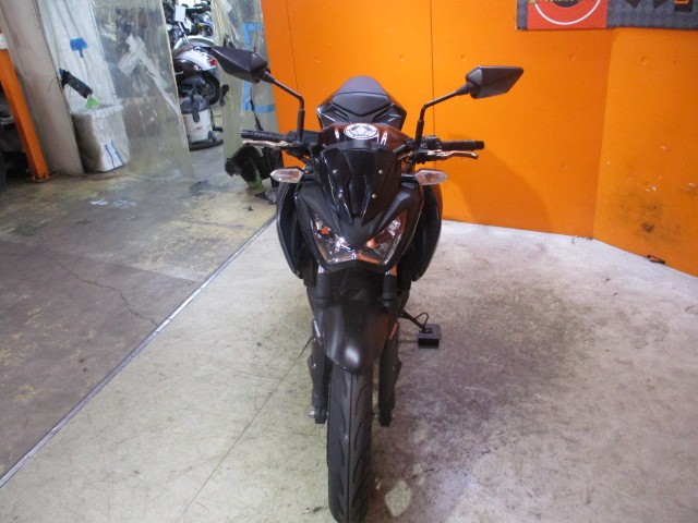 フロントから見てもこの通り状態グッド！！スリーパークラッチにＡＢＳ装備は本当にビギナーでも安心ですよ