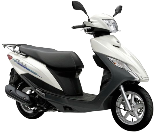アドレス125【DT11A型 2018~20年】|2018年式 パールグレイスフルホワイト