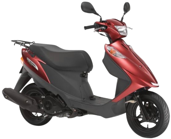 アドレスV125G【2005~10年】|2009年式 キャンディソノマレッドNo.2