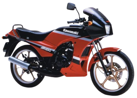 【1986年式 A4】AR125|エボニー×ファイアクラッカーレッド