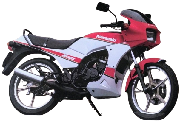 【1987年式 A5】AR125｜ホワイト/レッド