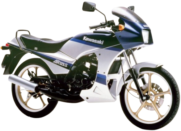 AR125S【1988~90年式】|1988年式 ブルーホワイト