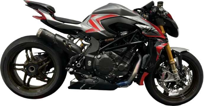 【2022年式】ブルターレ1000 RR|マットメタリックカーボンブラック×マンバレッドグロス