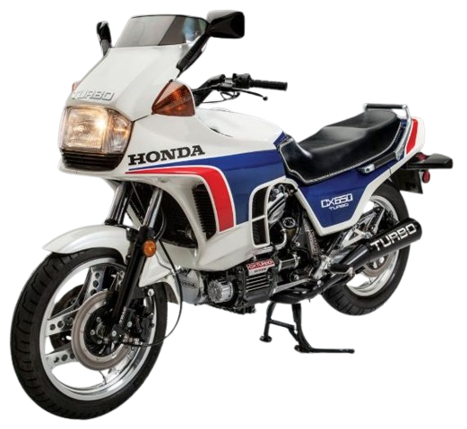 CX650ターボ【1983年】｜パールシェルホワイト×キャンディアリューシャンブルー