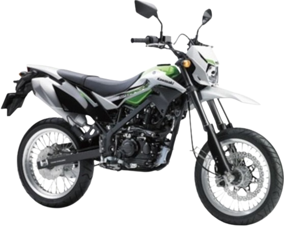 【2017年式】D-Tracker 150｜ホワイト・グリーン