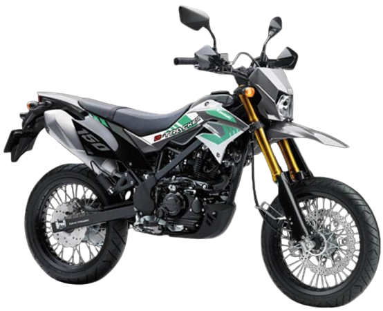 【2019年式】D-Tracker 150｜ホワイト・グリーン
