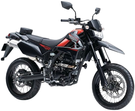 【2015年式】 DトラッカーX(D-Tracker X)｜エボニー/キャンディバーントオレンジ