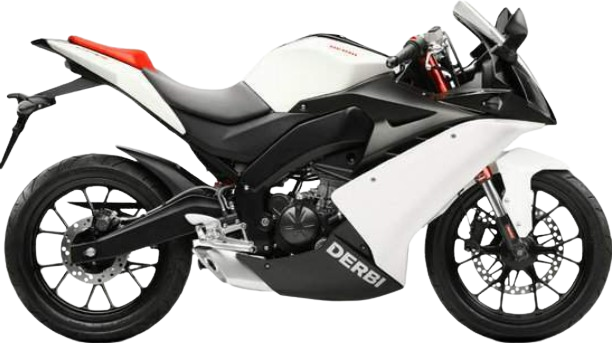 デルビ GPR125【2005〜15年】|ブラック・ホワイト 2004年