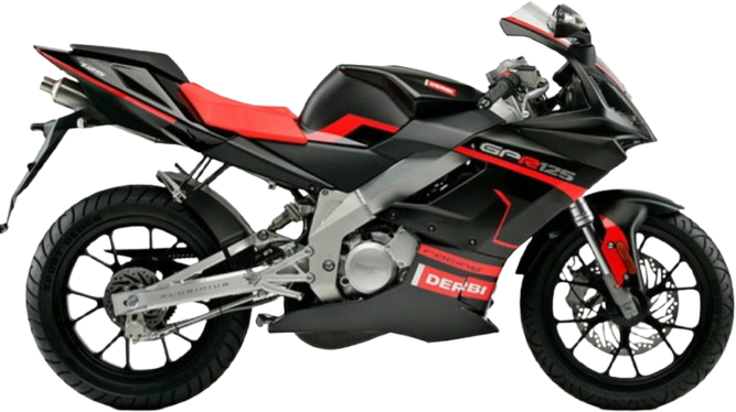 デルビ GPR125【2005〜15年】|ブラック・レッド 2004年