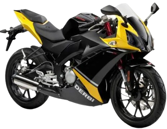 DERBI GPR50【1996〜2016年】｜イエロー　2012年