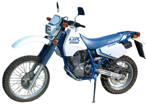 DR250S【1982~93年式】|1990年式 ホワイト/ブルー