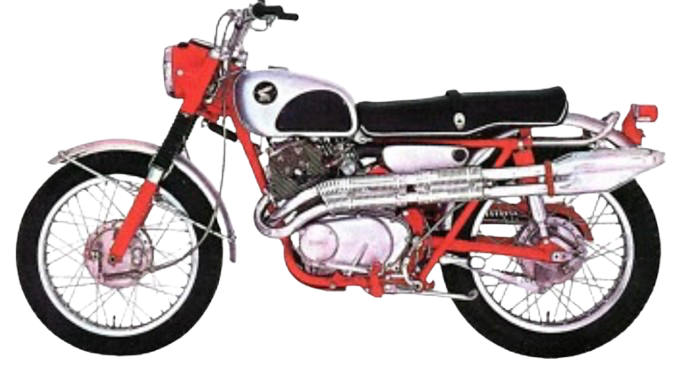 【1962年】ドリーム CL72スクランブラー