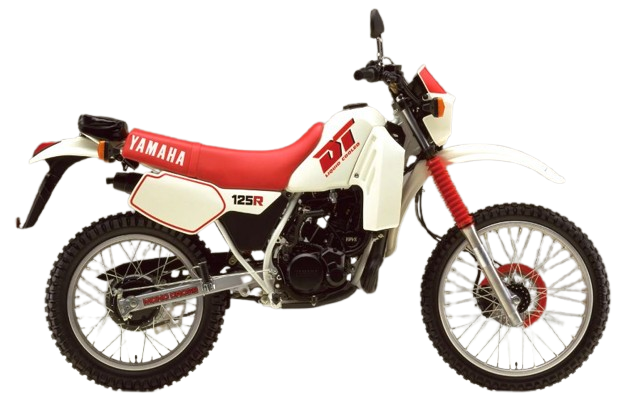 DT125R【3FW型 1988~97年式】|1988年式 ホワイト/レッド