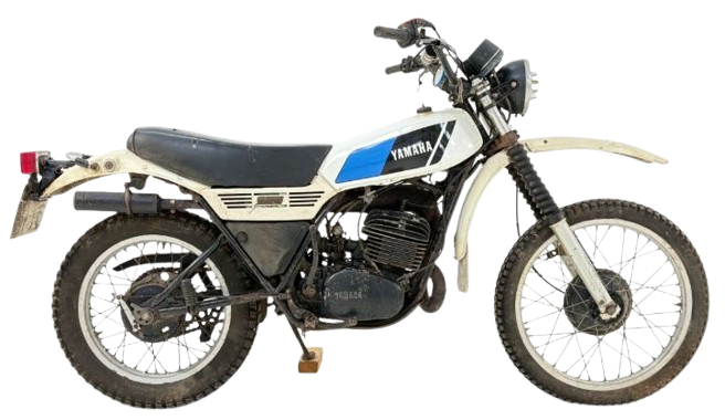DT250M【1N6型 1977~78年式】|クリーンホワイト