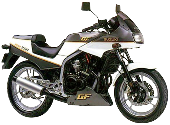 GF250S【1986年式】｜シルバー/ホワイト