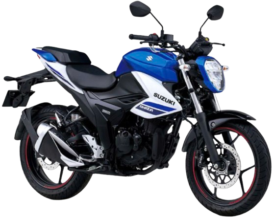 ジクサー150【ED131型 2023年~】|2025年式 トリトンブルーメタリック/パールグレッシャーホワイト