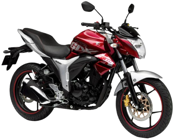 ジクサー150【NG4BG型 2017~19年】|2019年式 キャンディソノマレッド/ソニックシルバーメタリック